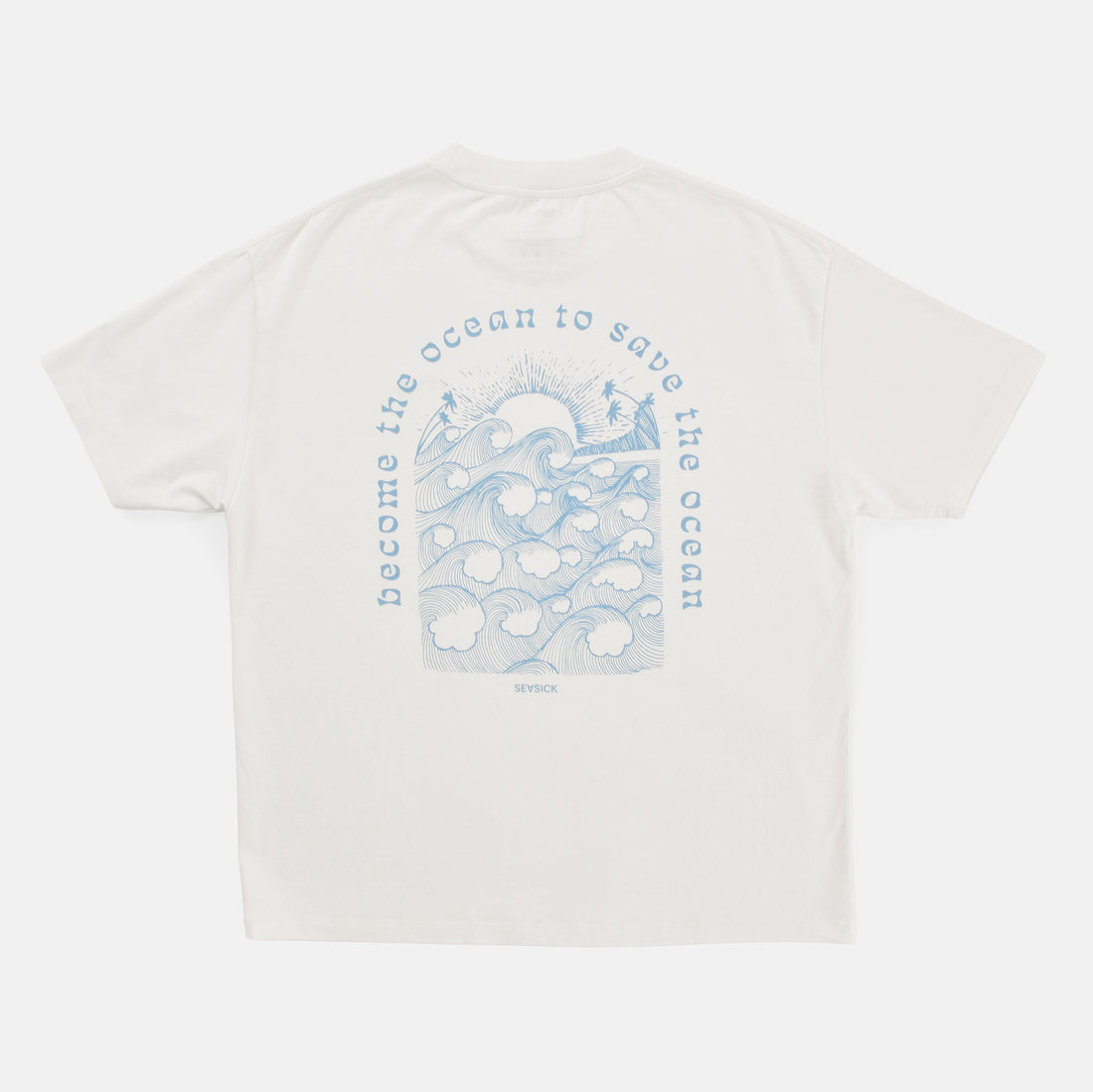Seasick Become The Ocean T-Shirt - White Weiß Bild 1