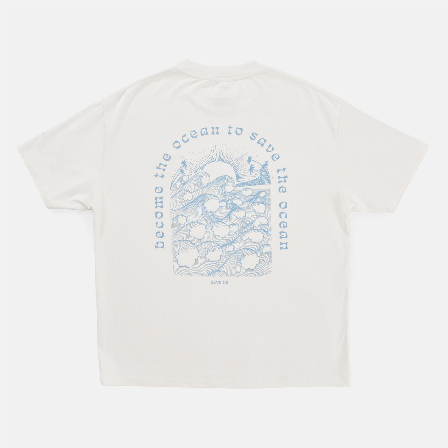 Seasick Become The Ocean T-Shirt - White Weiß Bild 1