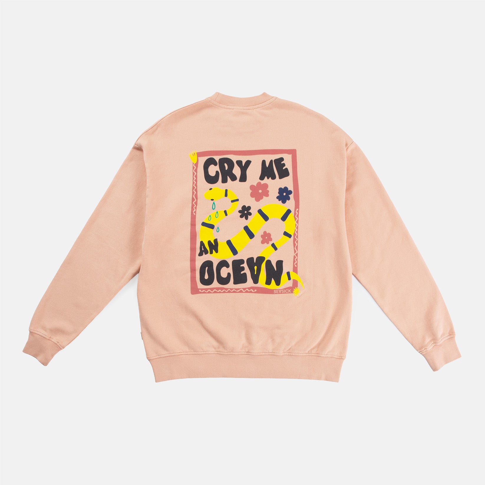 Seasick Cry Me An Ocean Crew - Peach Pink Bild 1