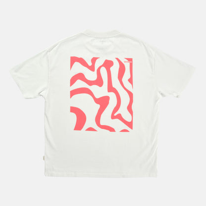 Seasick Pink Waves T-Shirt - White Weiß Bild 1