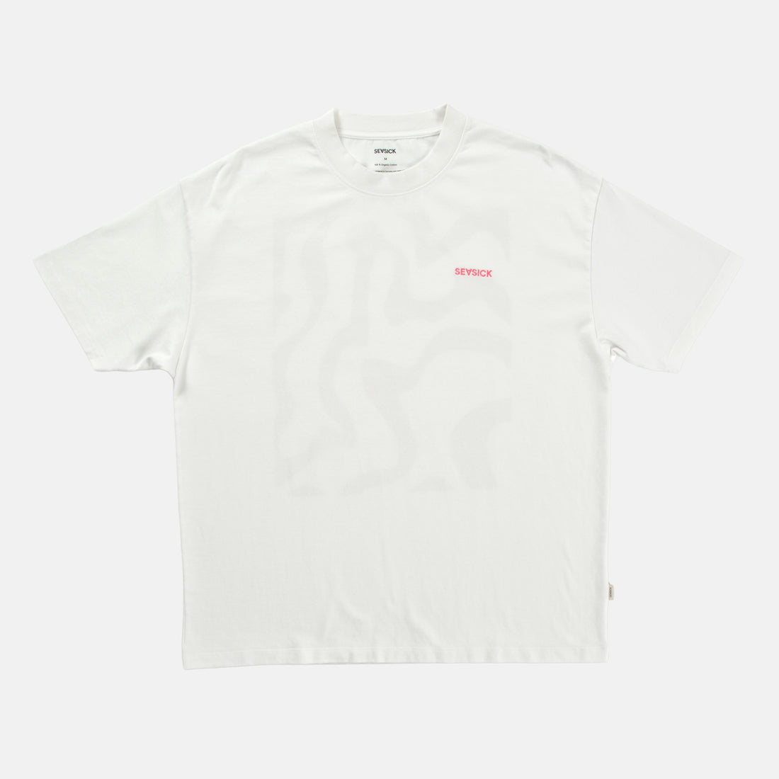 Seasick Pink Waves T-Shirt - White Weiß Bild 2