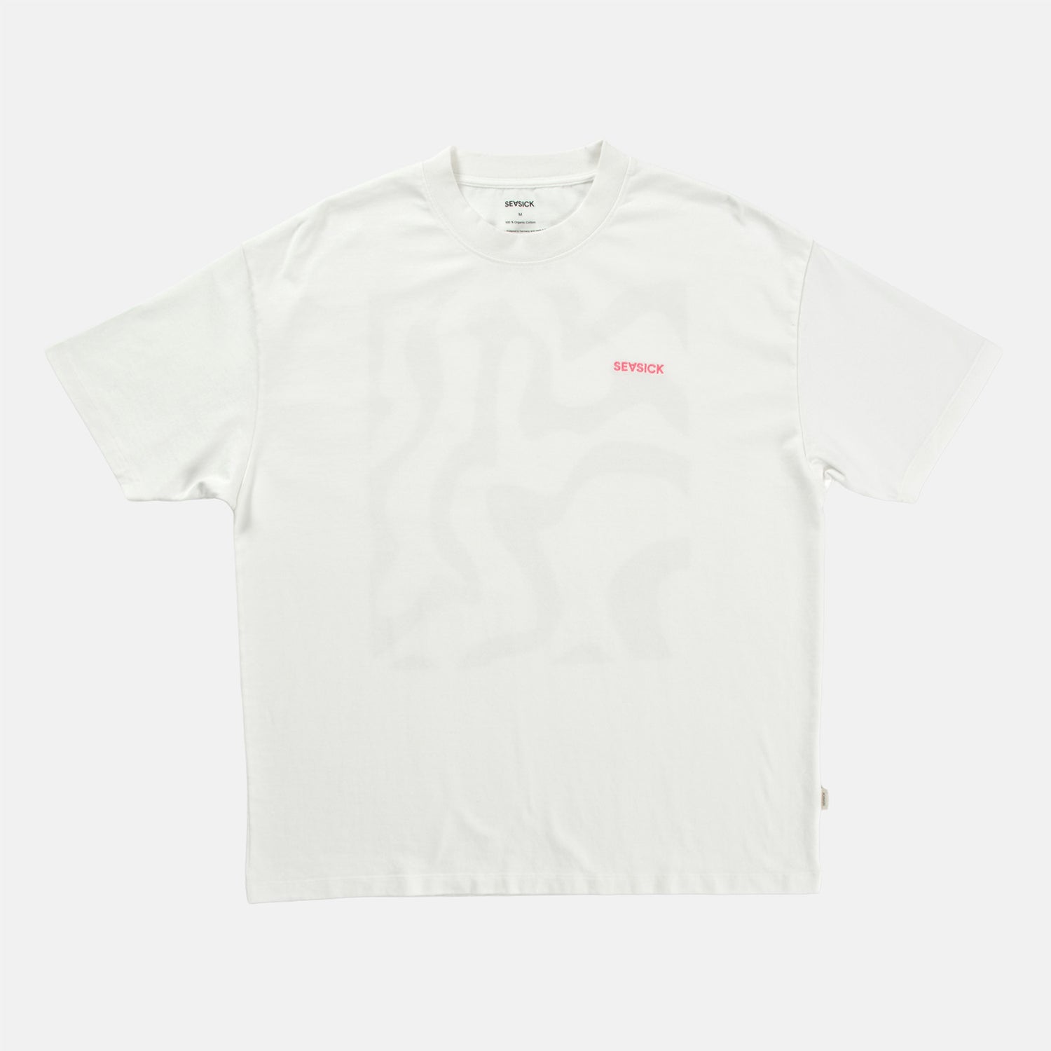 Seasick Pink Waves T-Shirt - White Weiß Bild 2