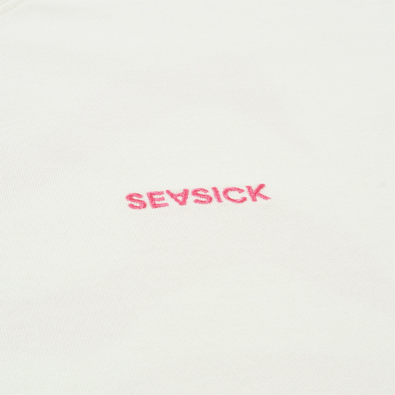 Seasick Pink Waves T-Shirt - White Weiß Bild 3