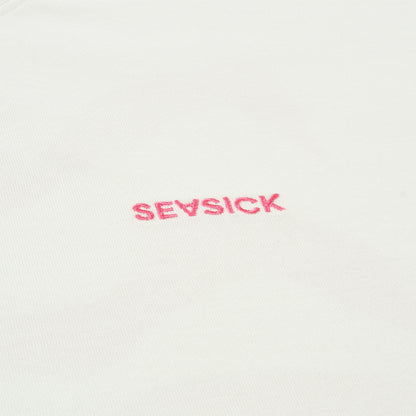 Seasick Pink Waves T-Shirt - White Weiß Bild 3