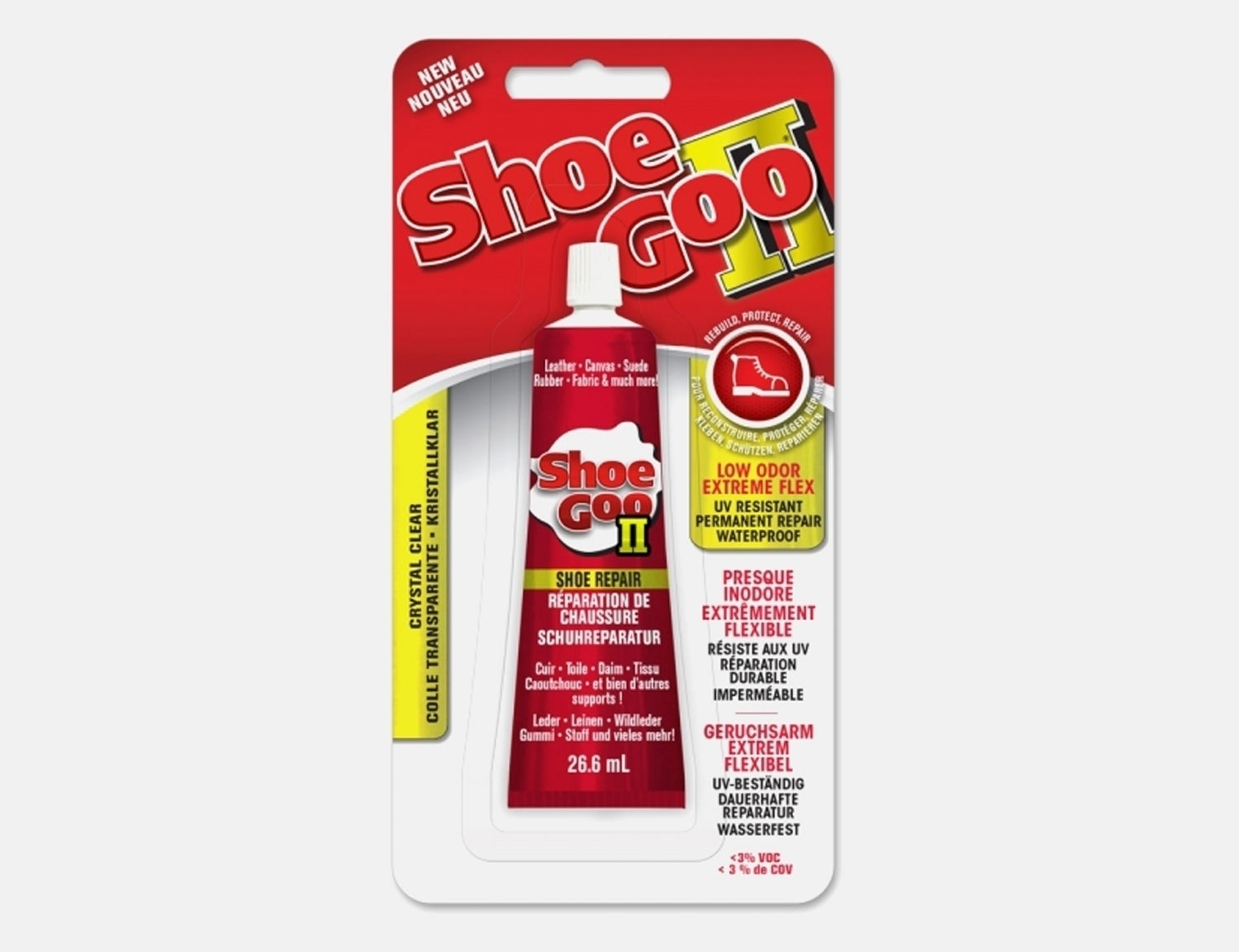 Shoe-Goo II Tube (26,6ml) - Clear Clear Bild 1