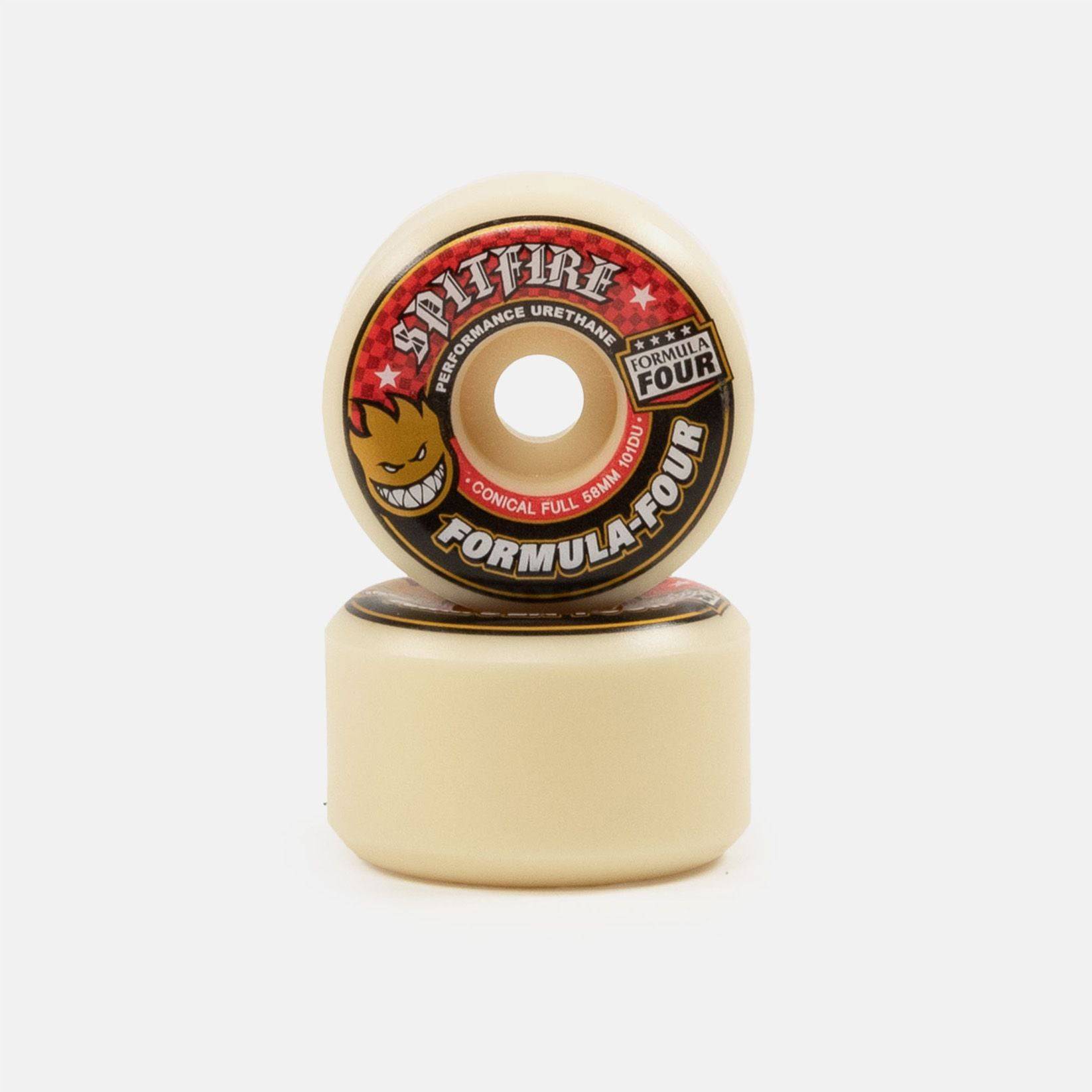 Spitfire F4 Conical Full 58mm 101A Wheels - Blowout Skateshop