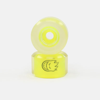 Spitfire Sapphire Neon Orange Conical Full 90A 58mm Wheels - Blowout Skateshop