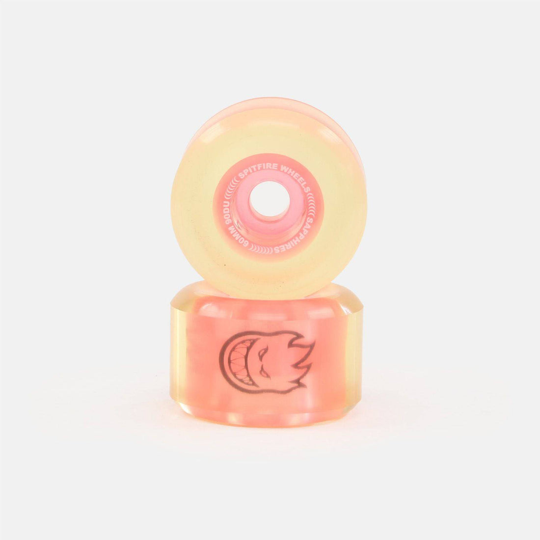 Spitfire Sapphire Neon Pink Conical Full 90A 60mm Wheels - Blowout Skateshop