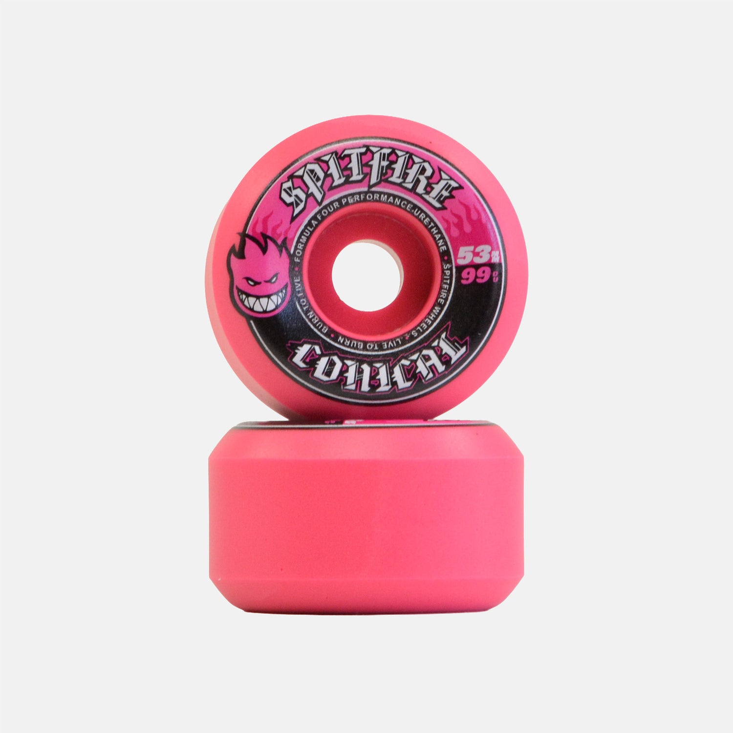 Spitfire F4 Team Conical 53mm 99a Wheels - Pink 0 Bild 1