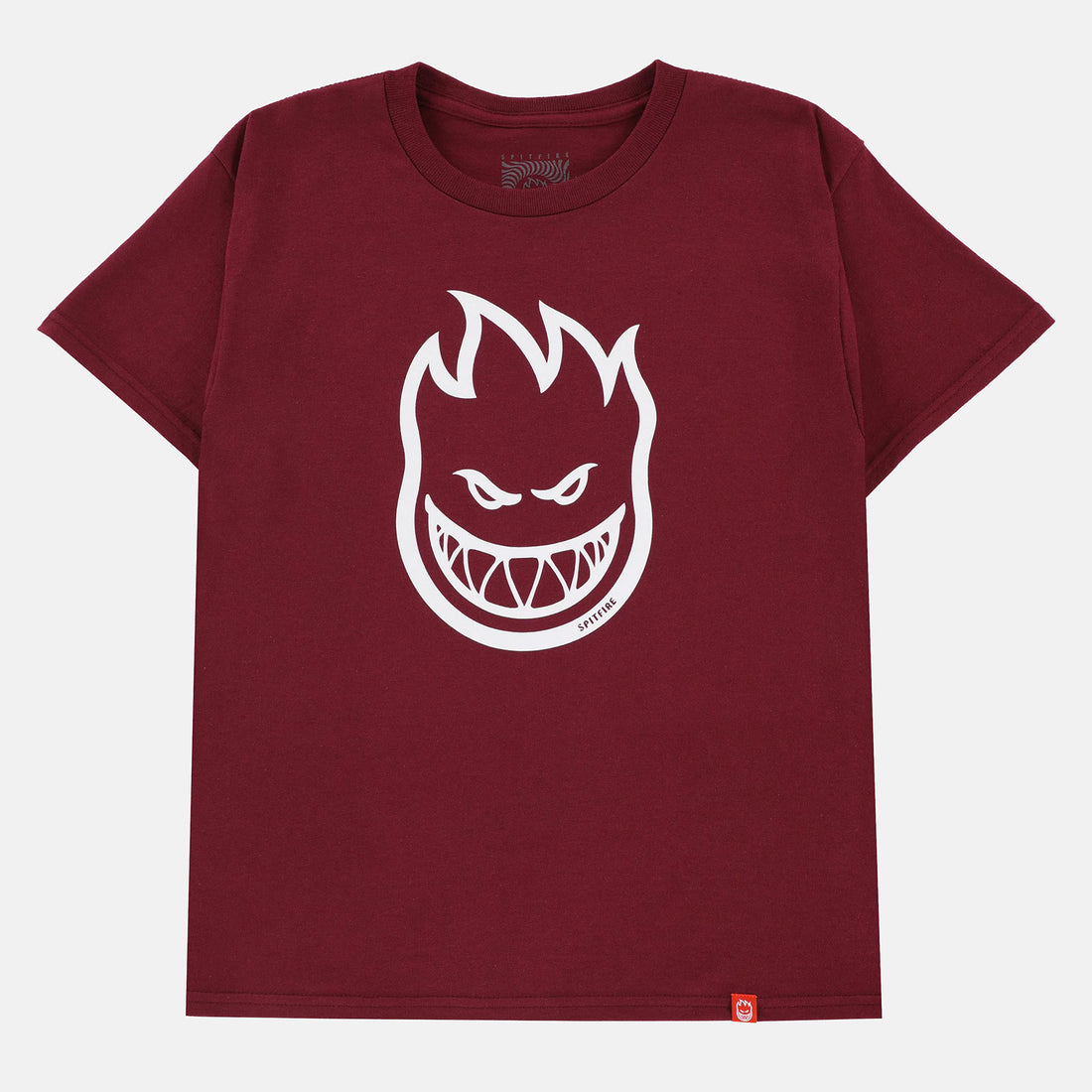 Spitfire Kids Bighead T-Shirt - Maroon Rot Bild 1