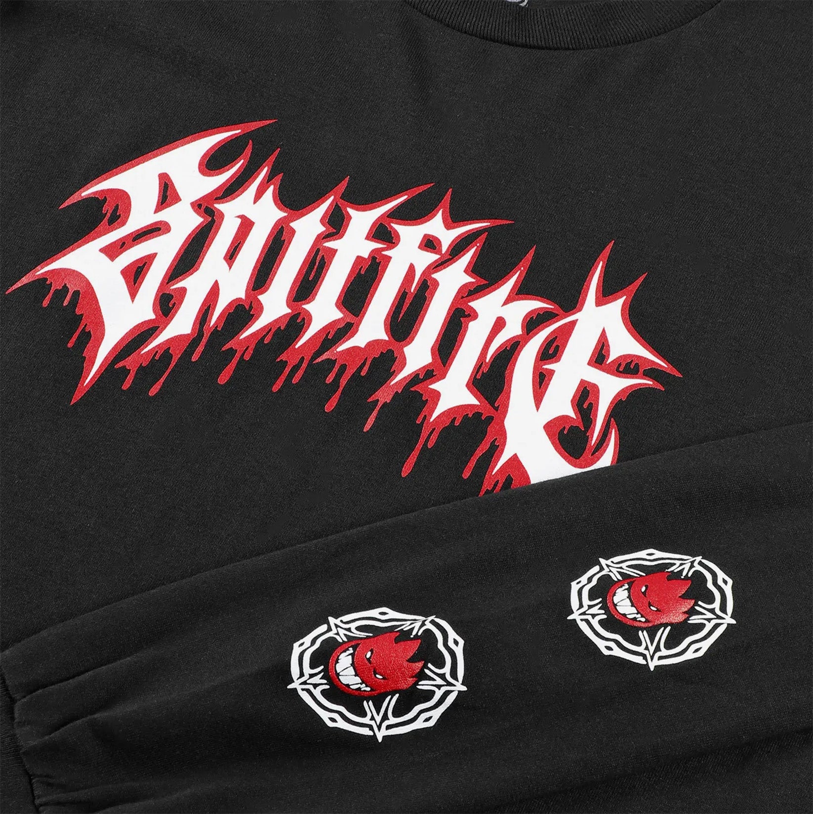 Spitfire Pentagram Drip Longsleeve - Black Schwarz Bild 3