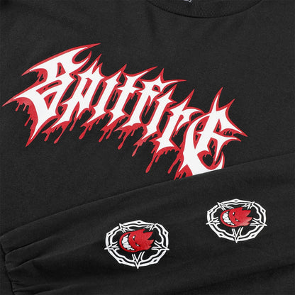 Spitfire Pentagram Drip Longsleeve - Black Schwarz Bild 3