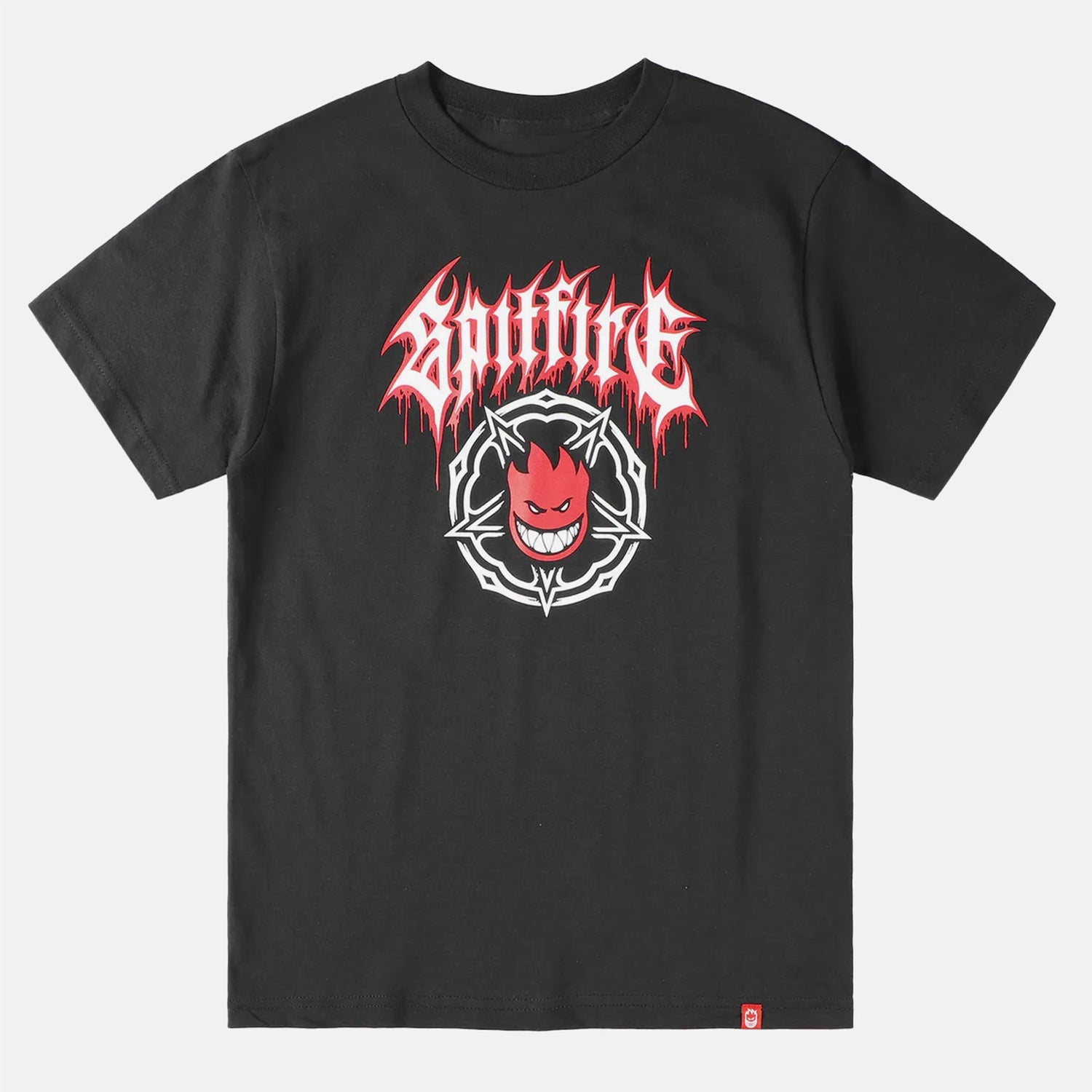 Spitfire Pentagram Drip T-Shirt - Black Schwarz Bild 1
