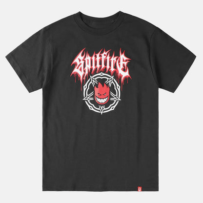 Spitfire Pentagram Drip T-Shirt - Black Schwarz Bild 1