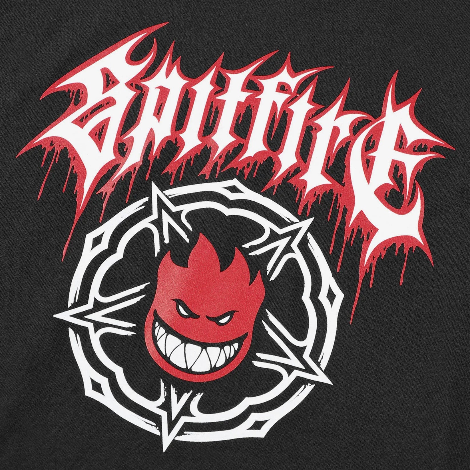 Spitfire Pentagram Drip T-Shirt - Black Schwarz Bild 3