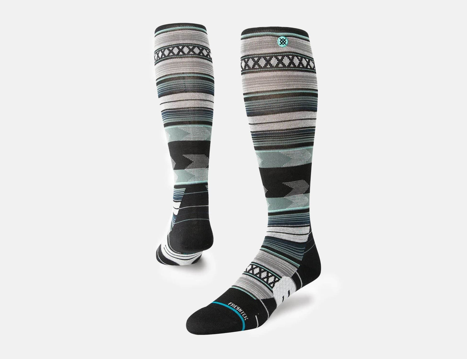 Stance Baron Snow Socks - Teal - Blowout Skateshop