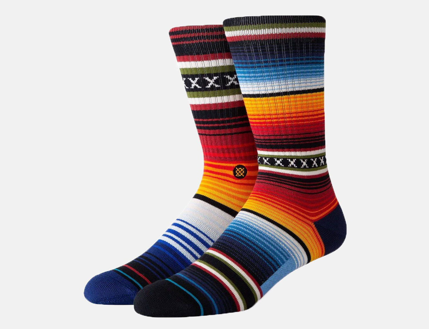 Stance Curren St Crew Socke - Red - Blowout Skateshop