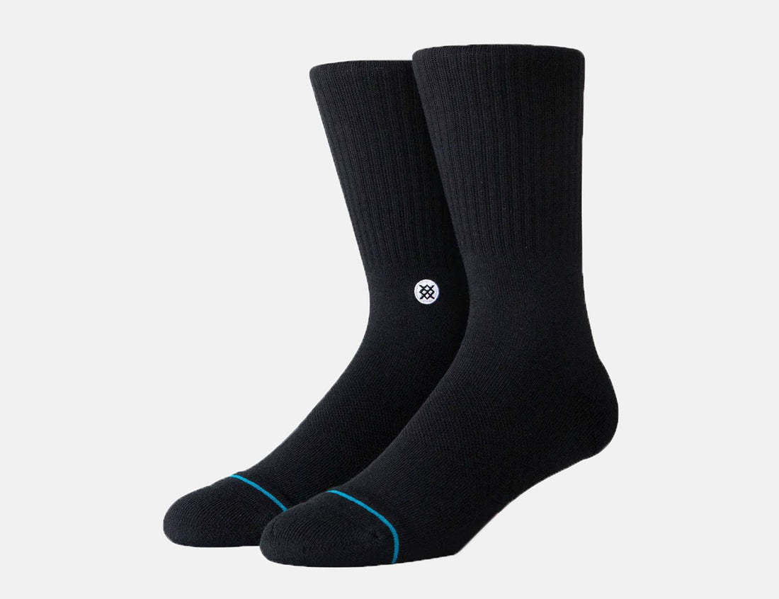 Stance Icon Socke 3Pack - Black - Blowout Skateshop