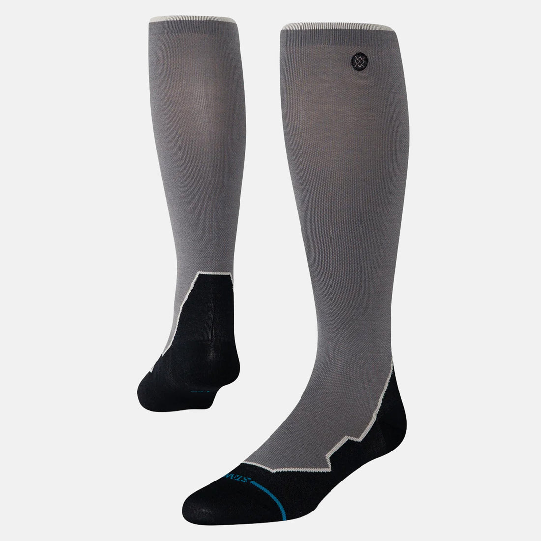 Stance Contrast Seam Wool Socks - Dark Grey 0 Bild 1