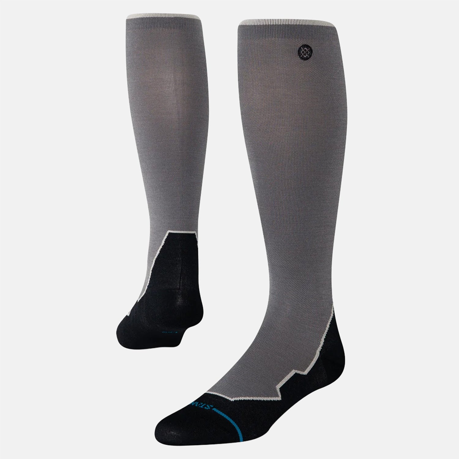 Stance Contrast Seam Wool Socks - Dark Grey 0 Bild 1