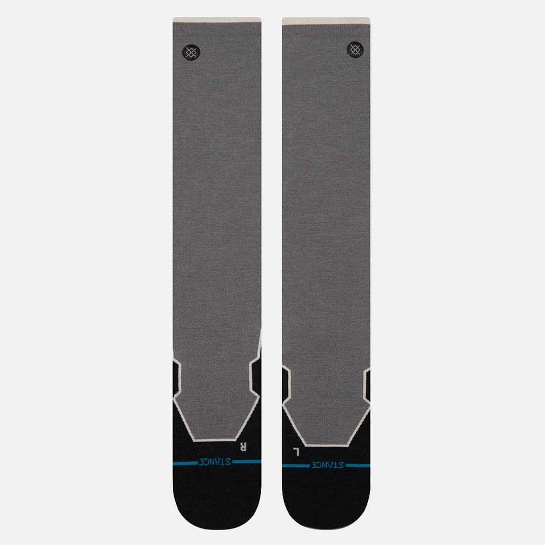 Stance Contrast Seam Wool Socks - Dark Grey 0 Bild 2