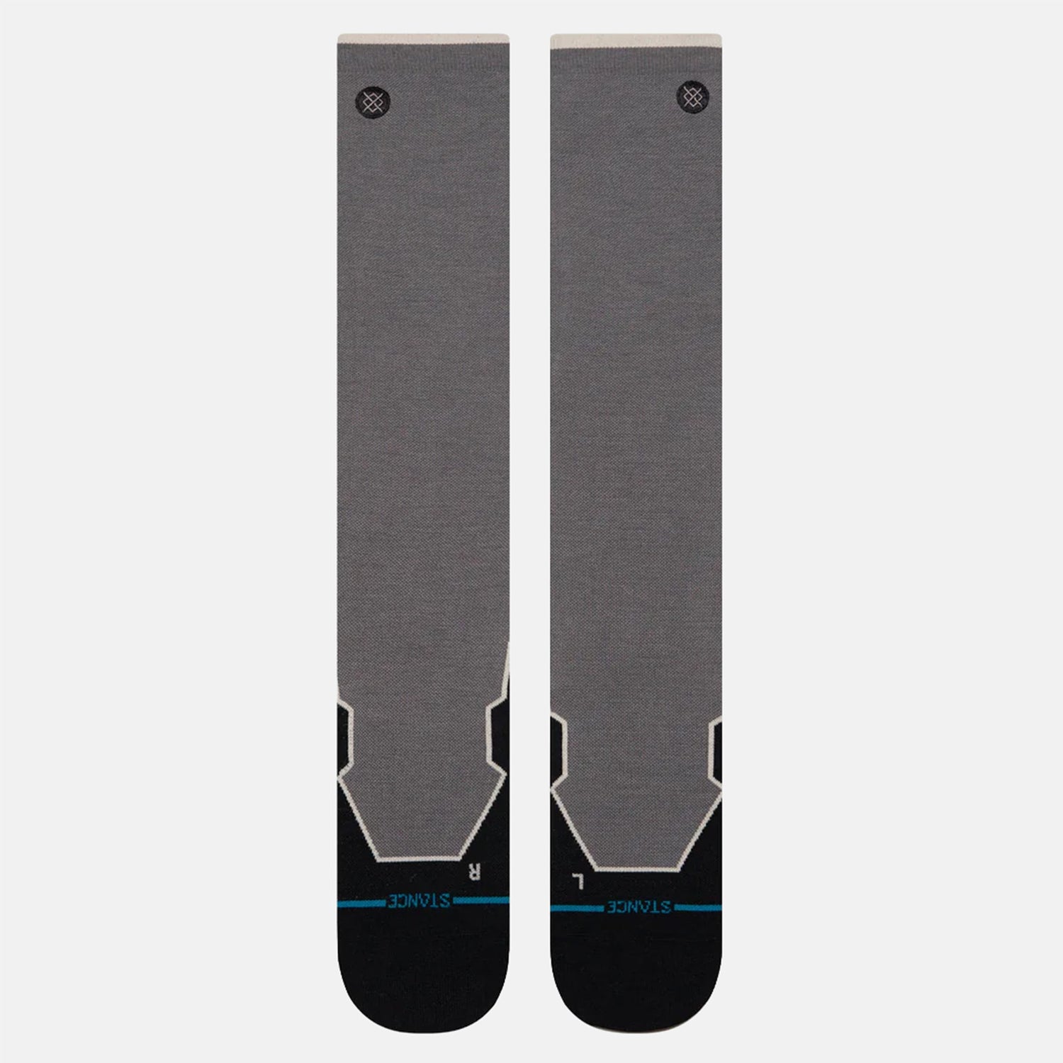 Stance Contrast Seam Wool Socks - Dark Grey 0 Bild 2
