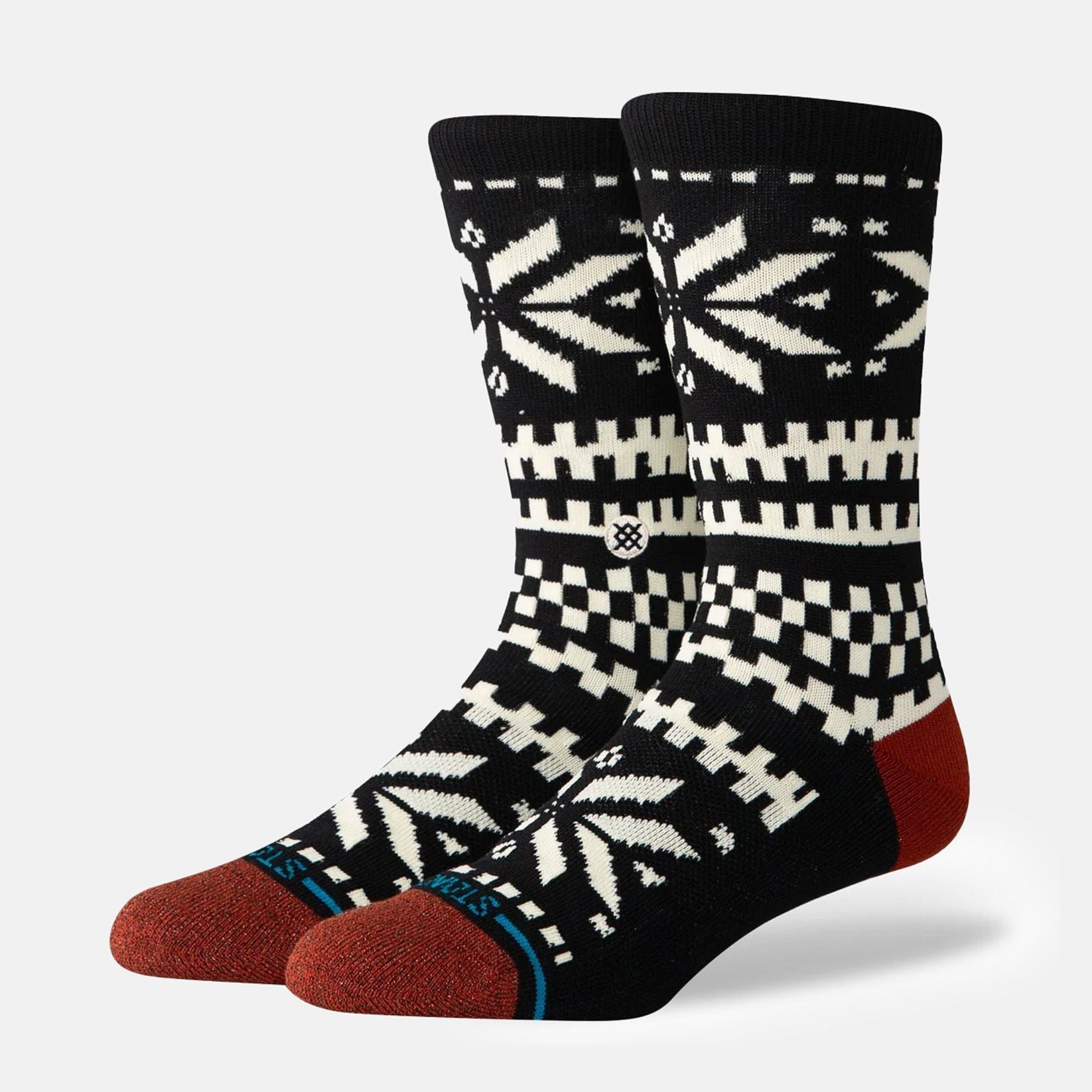Stance Flake Crew Socke - Black Bild 1