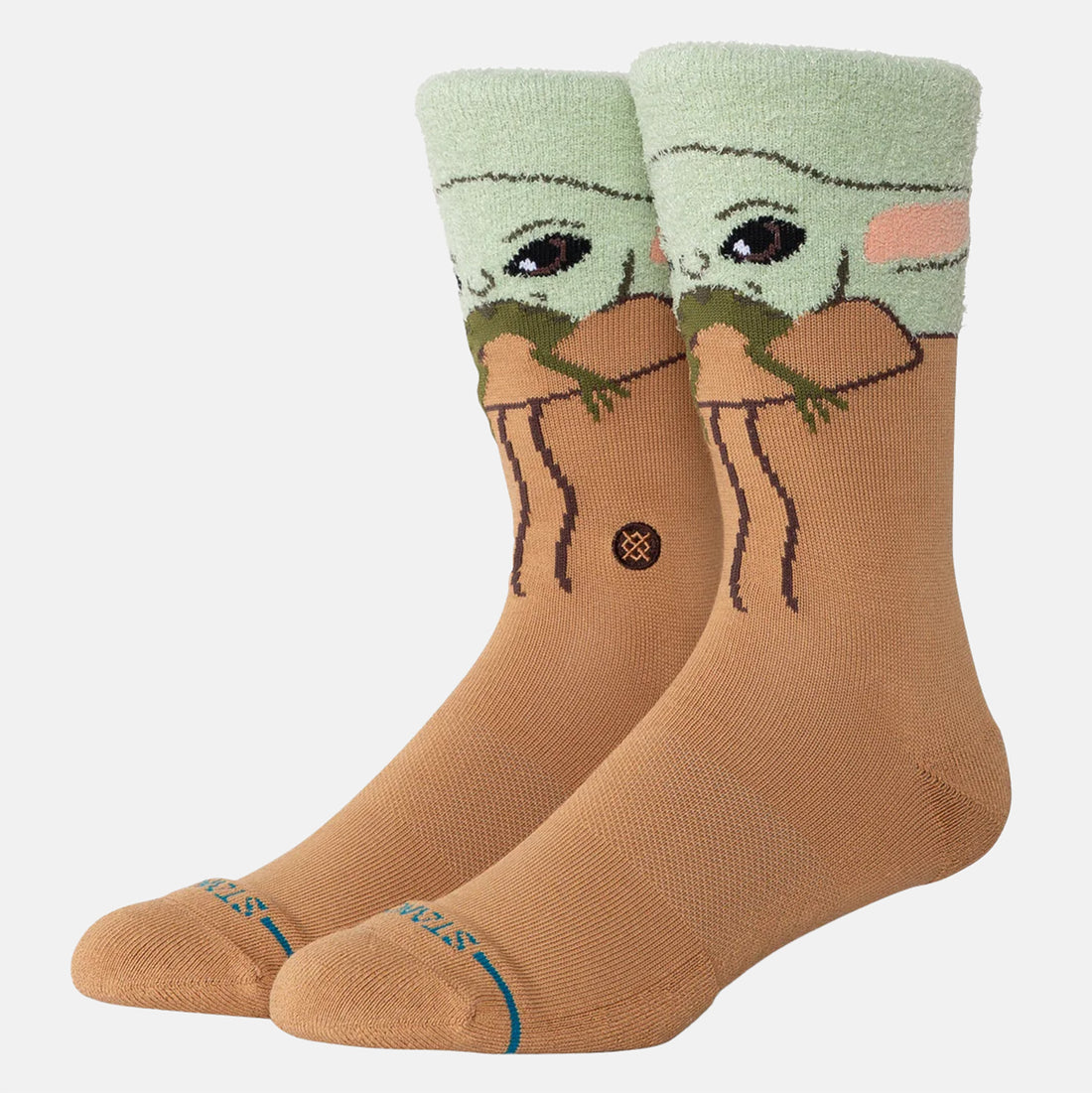 Stance Grogu Hungry Crew Socke - Green Grün Bild 1