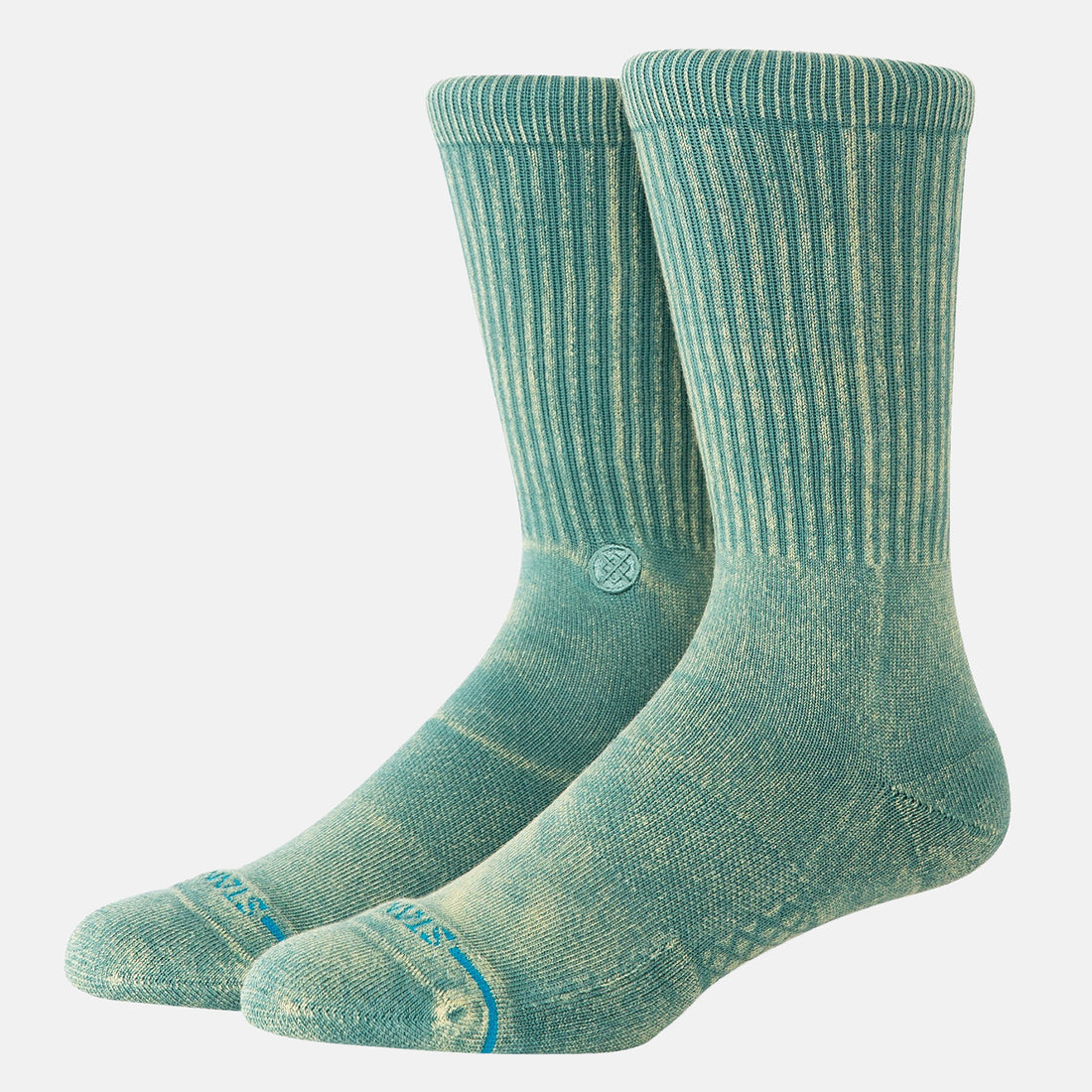 Stance Icon Dyed Crew Socke - Teal Grün Bild 1
