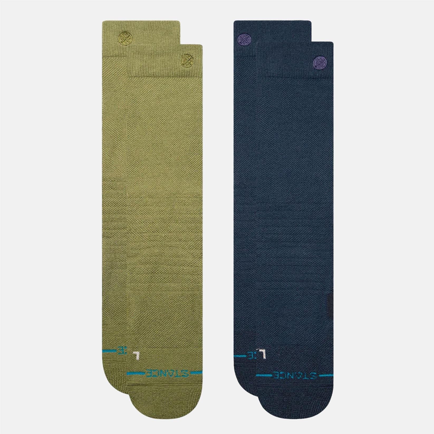 Stance Iconic Mid Poly 2pair Socke - Chive Bild 1