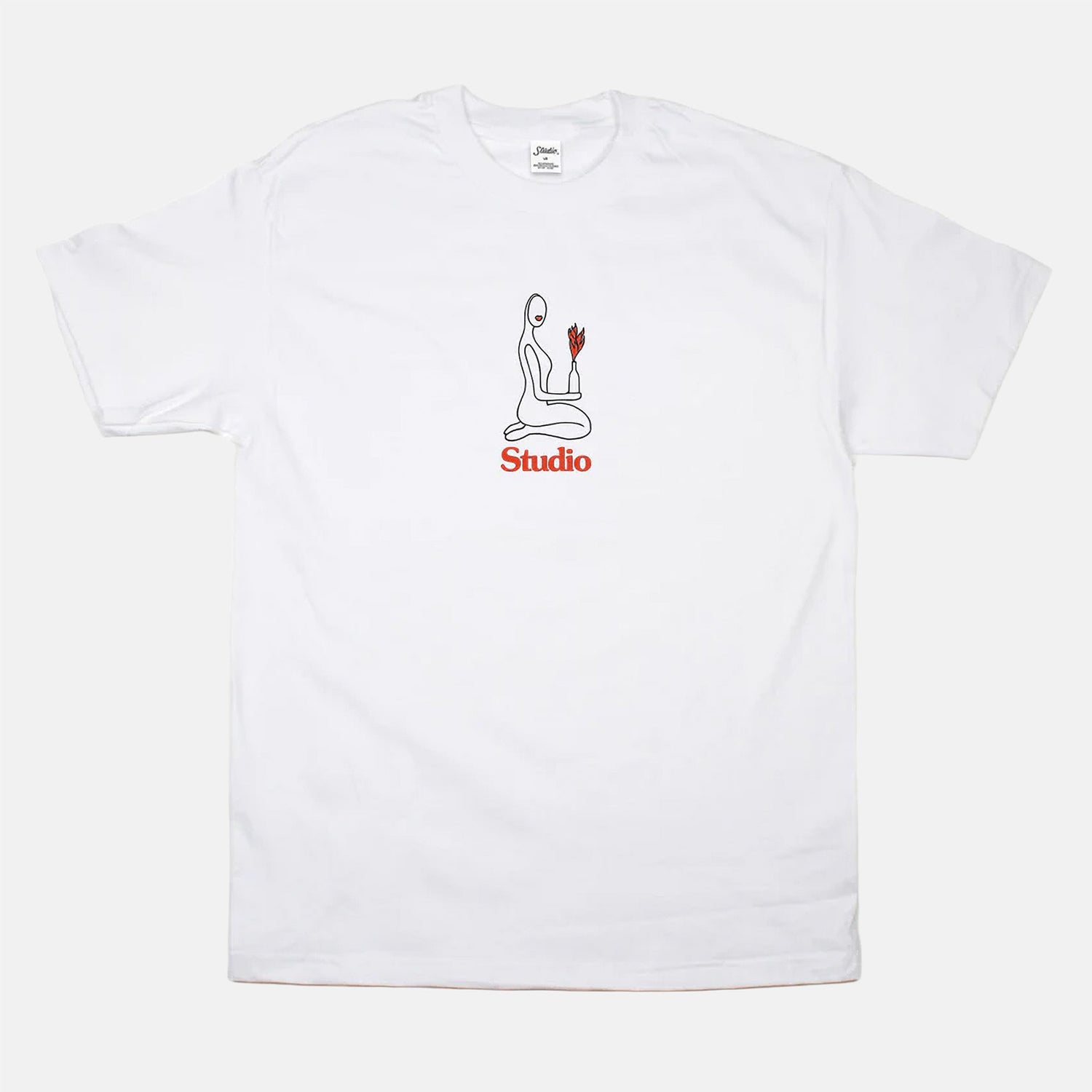 Studio Flame of Love T-Shirt -White Weiß Bild 1