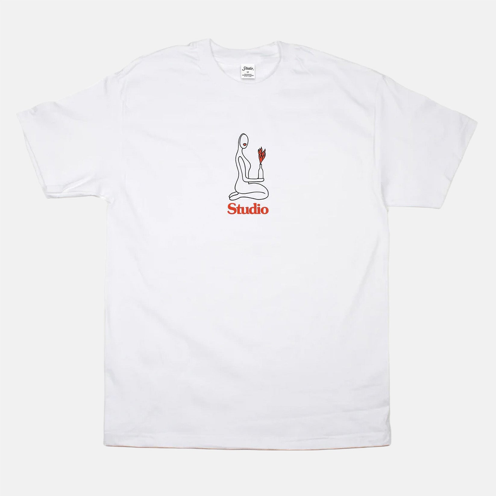 Studio Flame of Love T-Shirt -White Weiß Bild 1