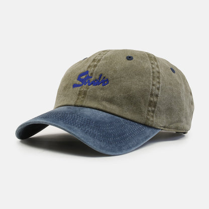 Studio Oragnic Plus Pigment Dyed Cap - Khaki Beige Bild 1