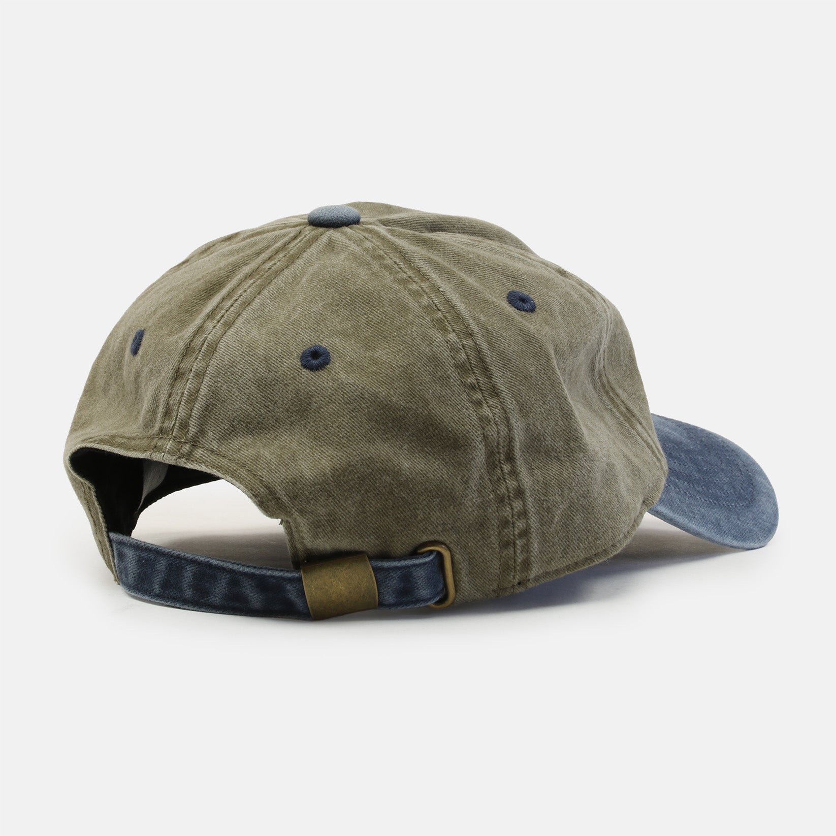 Studio Oragnic Plus Pigment Dyed Cap - Khaki Beige Bild 3