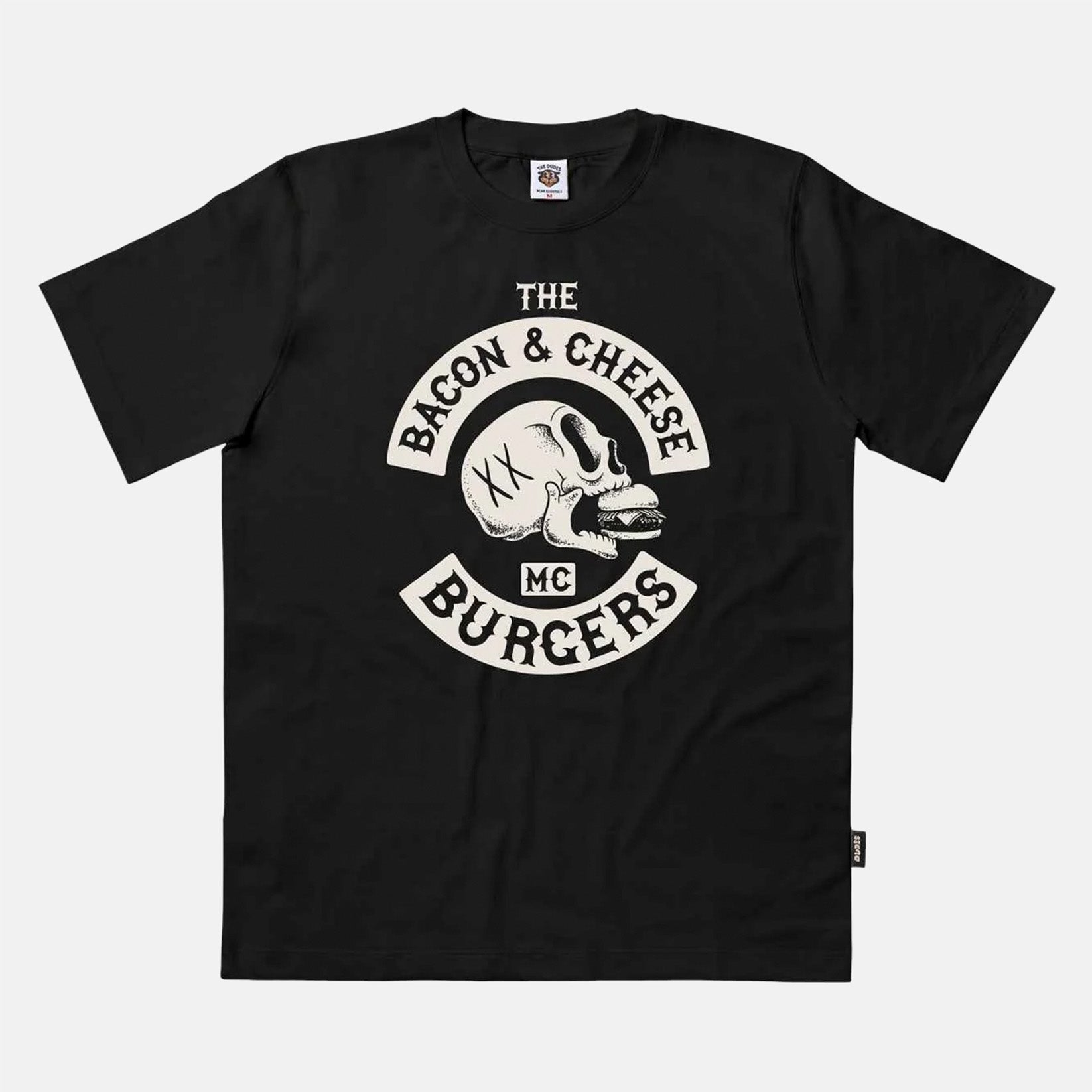 The Dudes Bacon &amp; Cheese T-Shirt - Black Schwarz Bild 1
