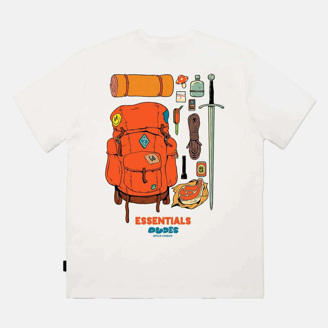 The Dudes Essentials Seasonals T-Shirt - White White Bild 1