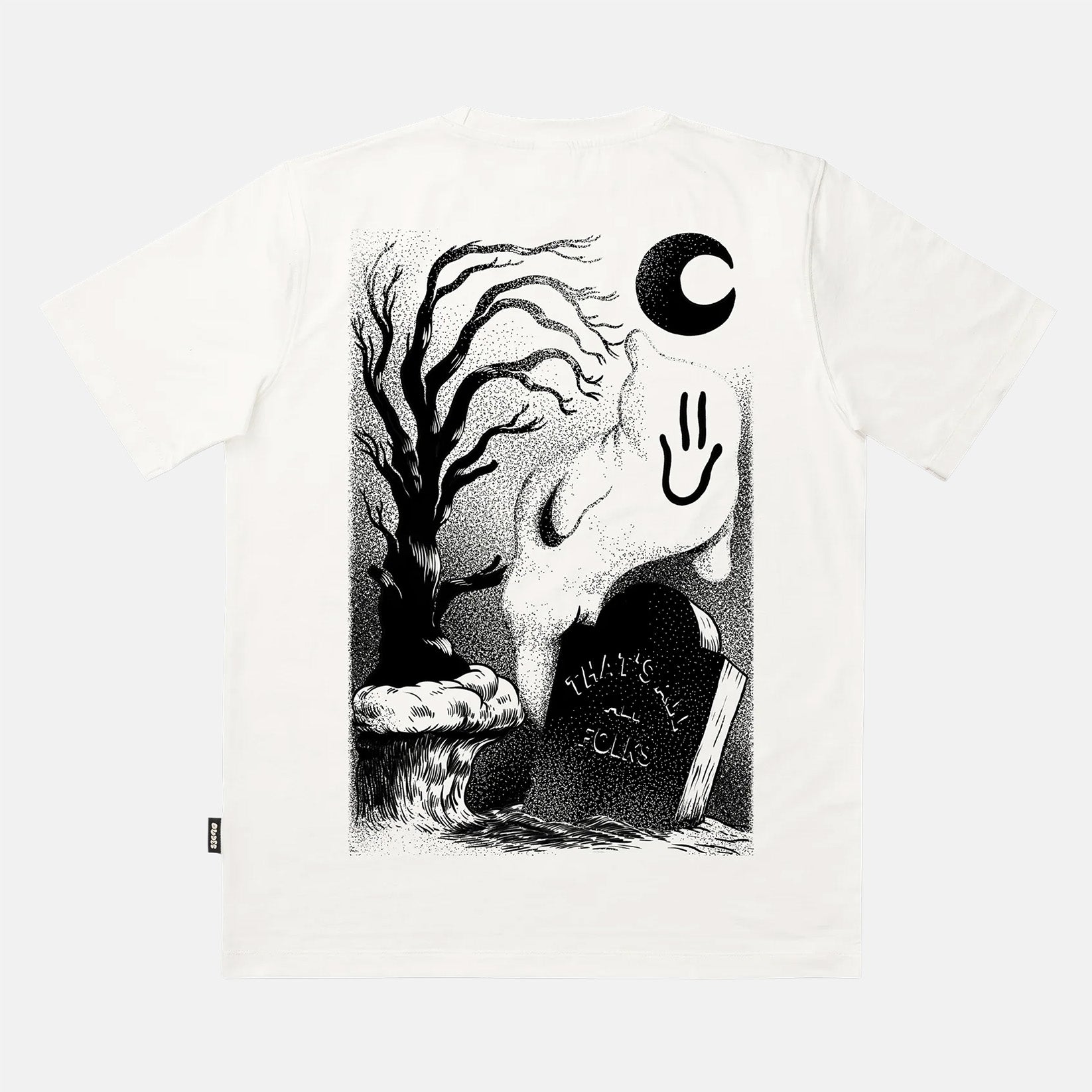 The Dudes Ghost Cliff T-Shirt - White Weiß Bild 1