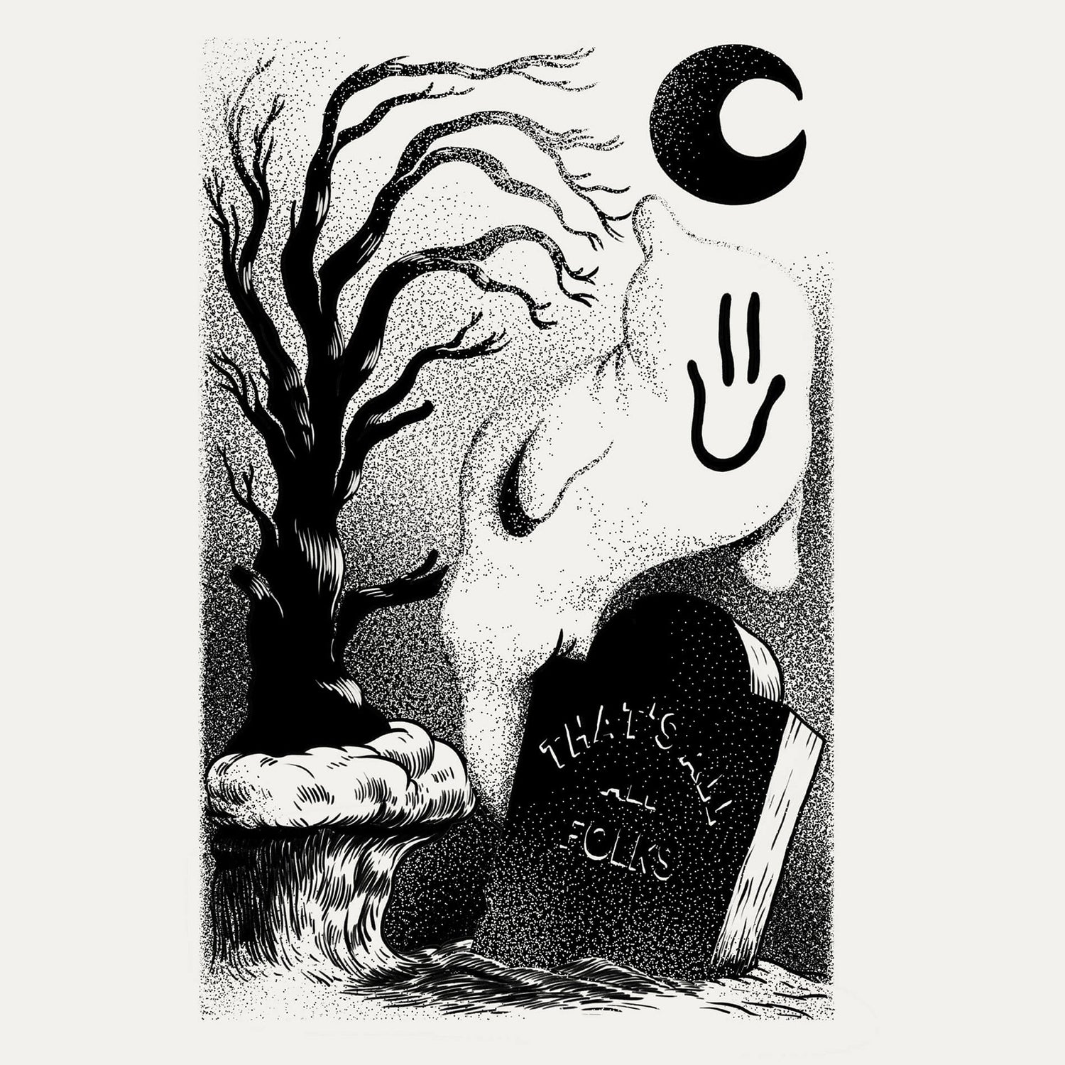 The Dudes Ghost Cliff T-Shirt - White Weiß Bild 3