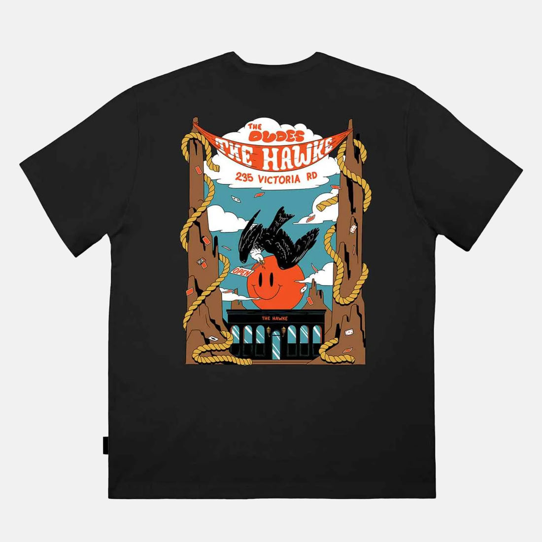 The Dudes Hawke T-Shirt - Black Black Bild 1