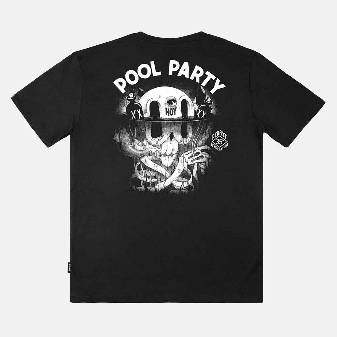 The Dudes Pool Party Classic T-Shirt - Black Black Bild 1