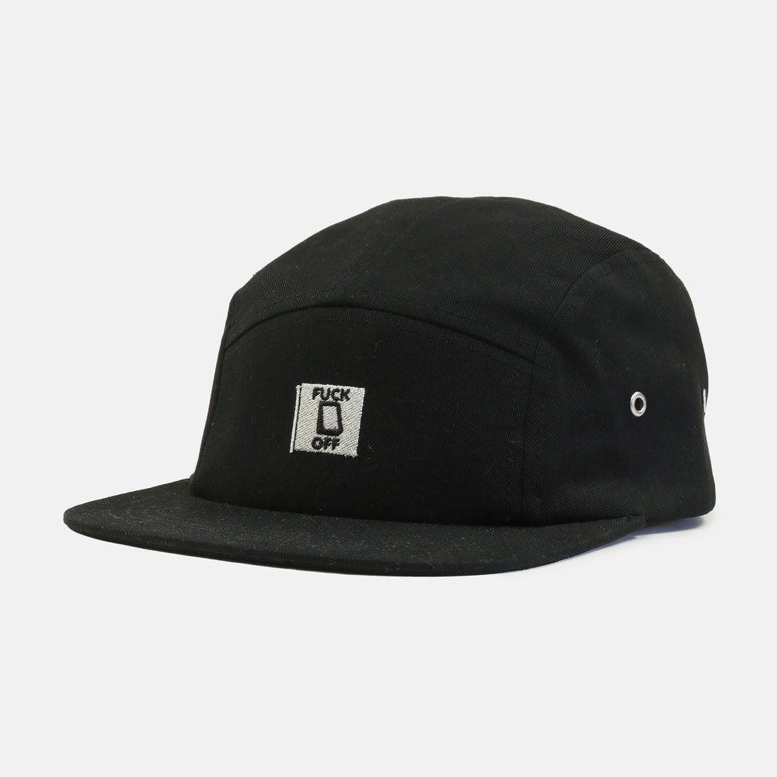 The Dudes Switch Structured 5 Panel Cap - Black Schwarz Bild 1