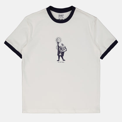 The Loose Company Flash Ringer T-Shirt - White Weiß Bild 1