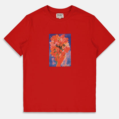 The Loose Company Flower T-Shirt - Red Rot Bild 1