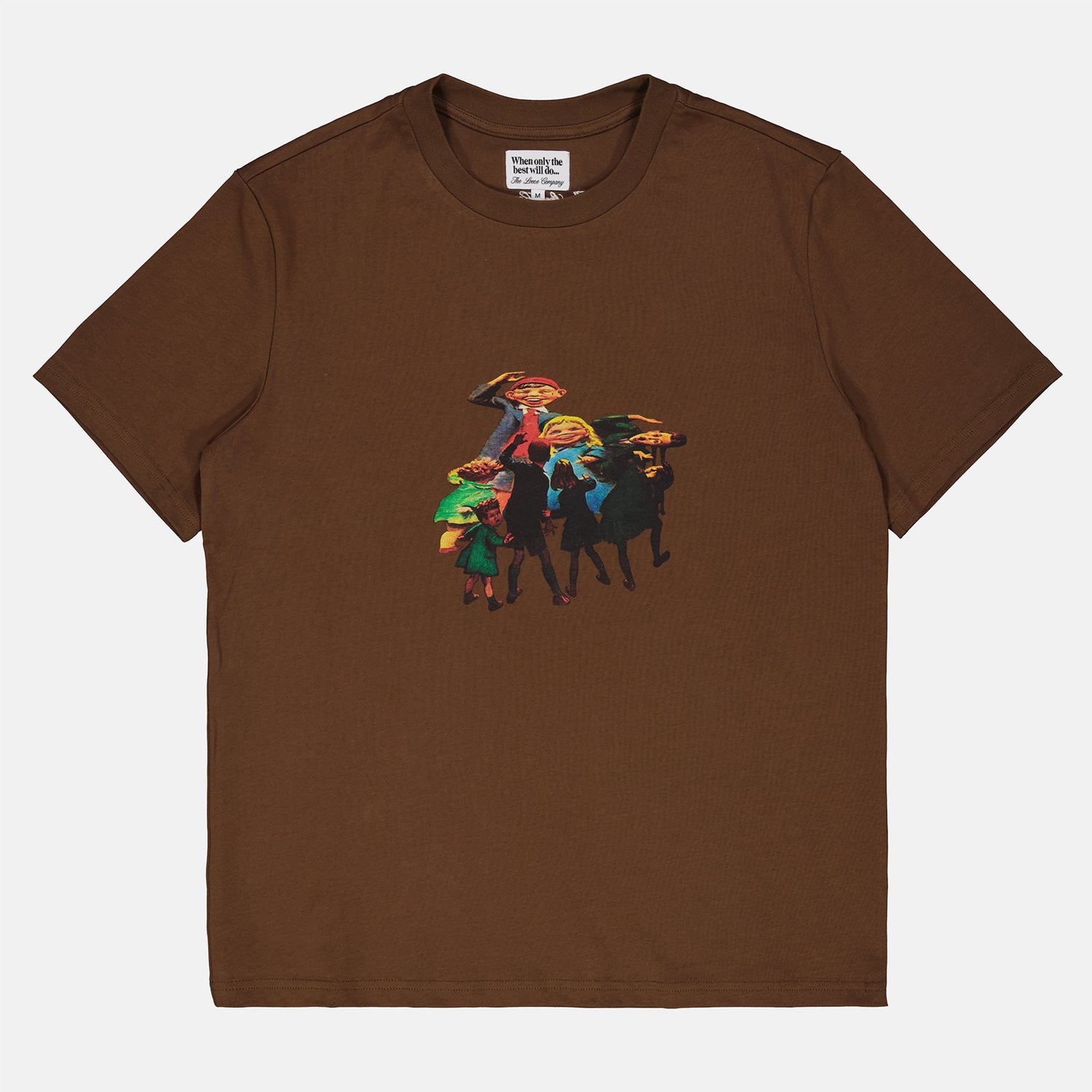 The Loose Company Funhouse Mirror T-Shirt - Brown Braun Bild 1