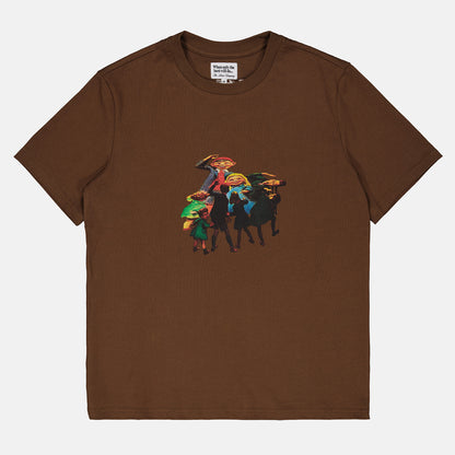 The Loose Company Funhouse Mirror T-Shirt - Brown Braun Bild 1