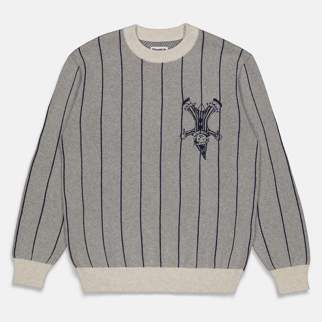 The Loose Company Joker Knitted Sweater - Grey Heather Grey Bild 1