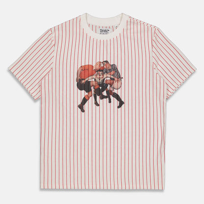 The Loose Company Referee T-Shirt - Beige Beige Bild 1