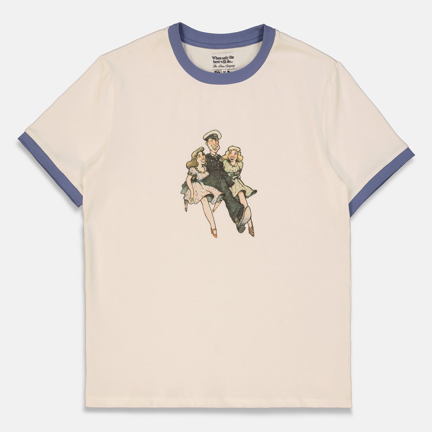 The Loose Company Sailor Ringer T-Shirt - White Weiß Bild 1