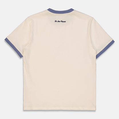 The Loose Company Sailor Ringer T-Shirt - White Weiß Bild 2