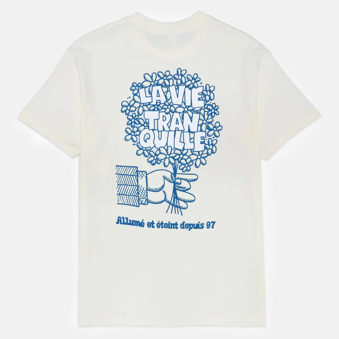 The Quiet Life La Vie Tranquille Bouquet T-Shirt - Cream Weiß Bild 1